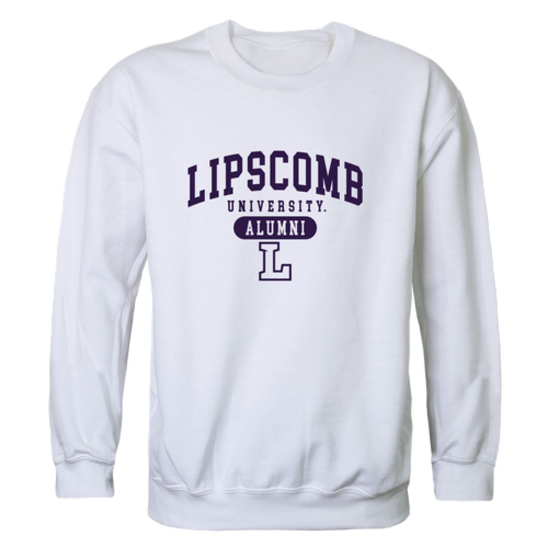 Lipscomb University Bisons Alumni Fleece Crewneck Pullover Sweatshirt Heather Charcoal