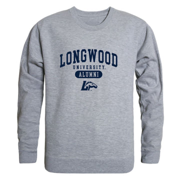 Longwood University Lancers Alumni Fleece Crewneck Pullover Sweatshirt Heather Gray