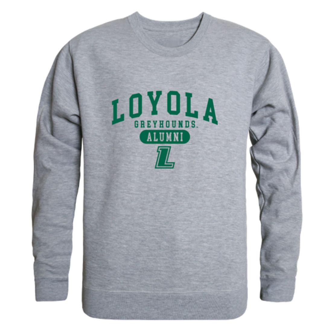 Loyola University Maryland Greyhounds Alumni Fleece Crewneck Pullover Sweatshirt Forest
