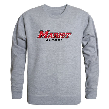 Marist College Red Foxes Alumni Fleece Crewneck Pullover Sweatshirt Heather Gray