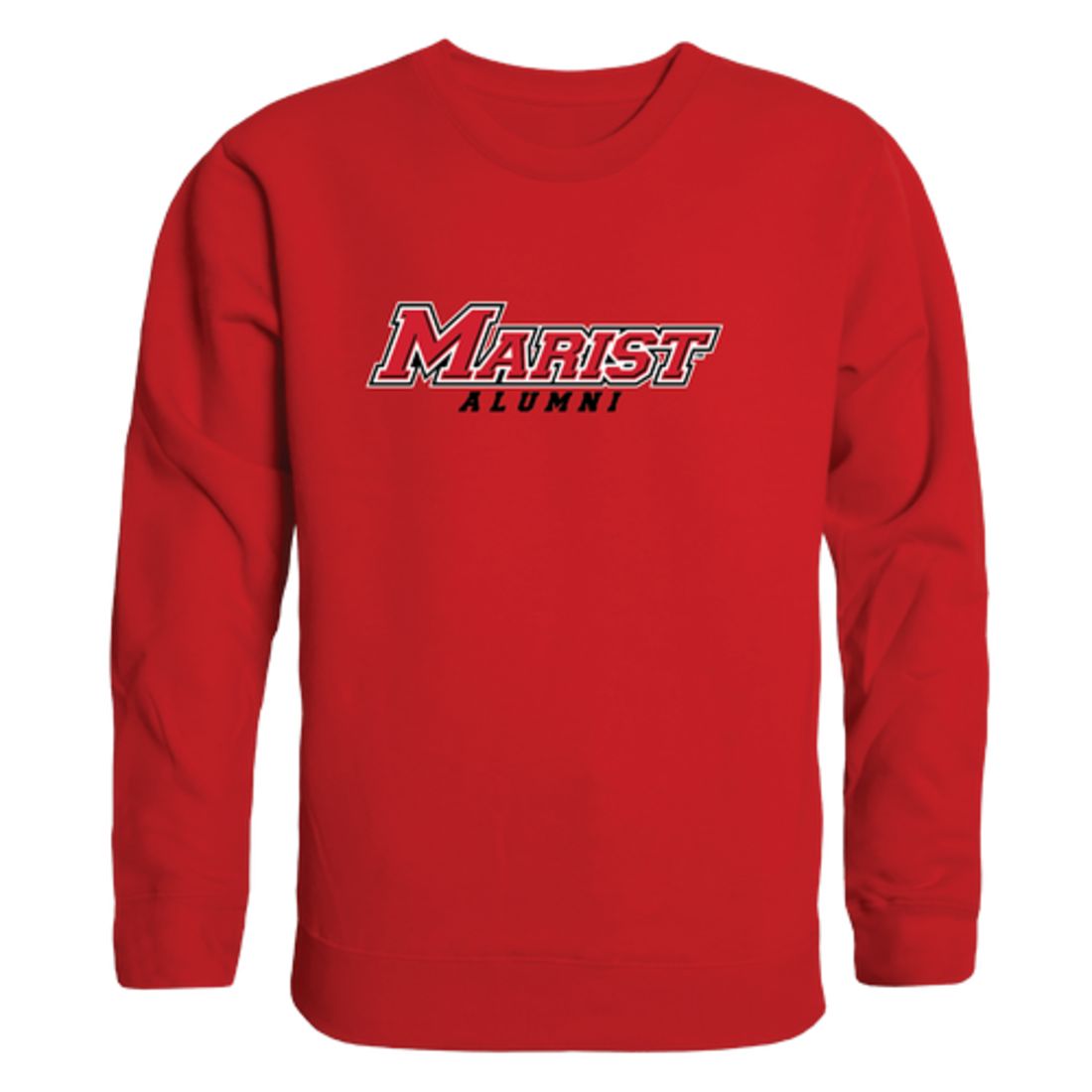 Marist College Red Foxes Alumni Fleece Crewneck Pullover Sweatshirt Heather Gray