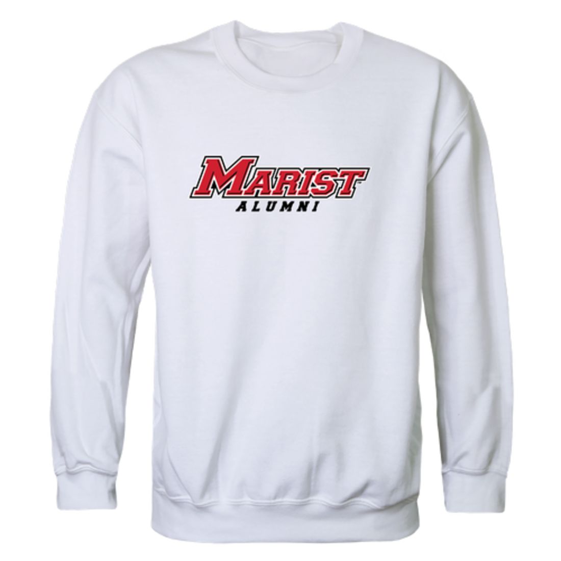 Marist College Red Foxes Alumni Fleece Crewneck Pullover Sweatshirt Heather Gray