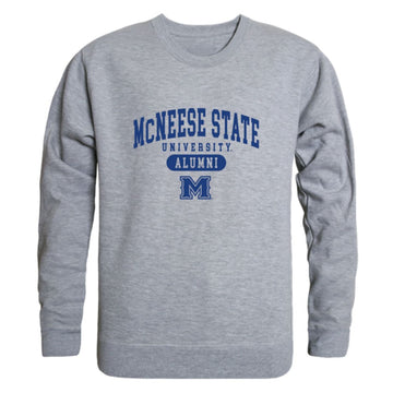 McNeese State University Cowboys and Cowgirls Alumni Fleece Crewneck Pullover Sweatshirt Heather Gray