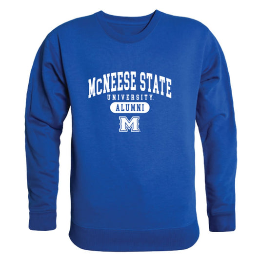 McNeese State University Cowboys and Cowgirls Alumni Fleece Crewneck Pullover Sweatshirt Heather Gray