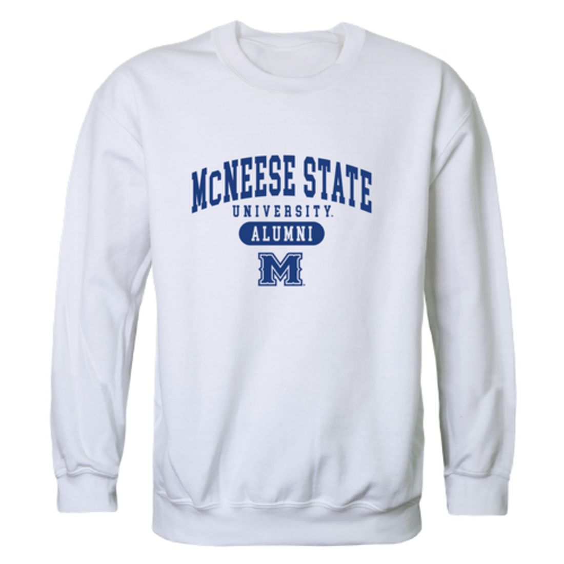 McNeese State University Cowboys and Cowgirls Alumni Fleece Crewneck Pullover Sweatshirt Heather Gray