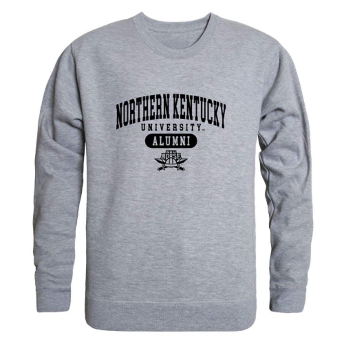 NKU Northern Kentucky University Norse Alumni Fleece Crewneck Pullover Sweatshirt Black