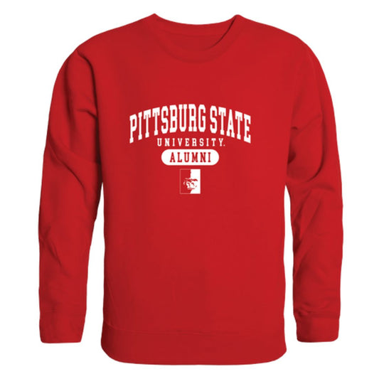 Pittsburg State University Gorillas Alumni Fleece Crewneck Pullover Sweatshirt Heather Gray