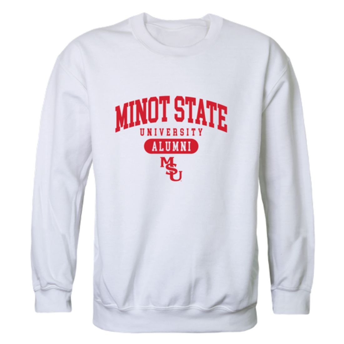 Minot State University Beavers Alumni Fleece Crewneck Pullover Sweatshirt