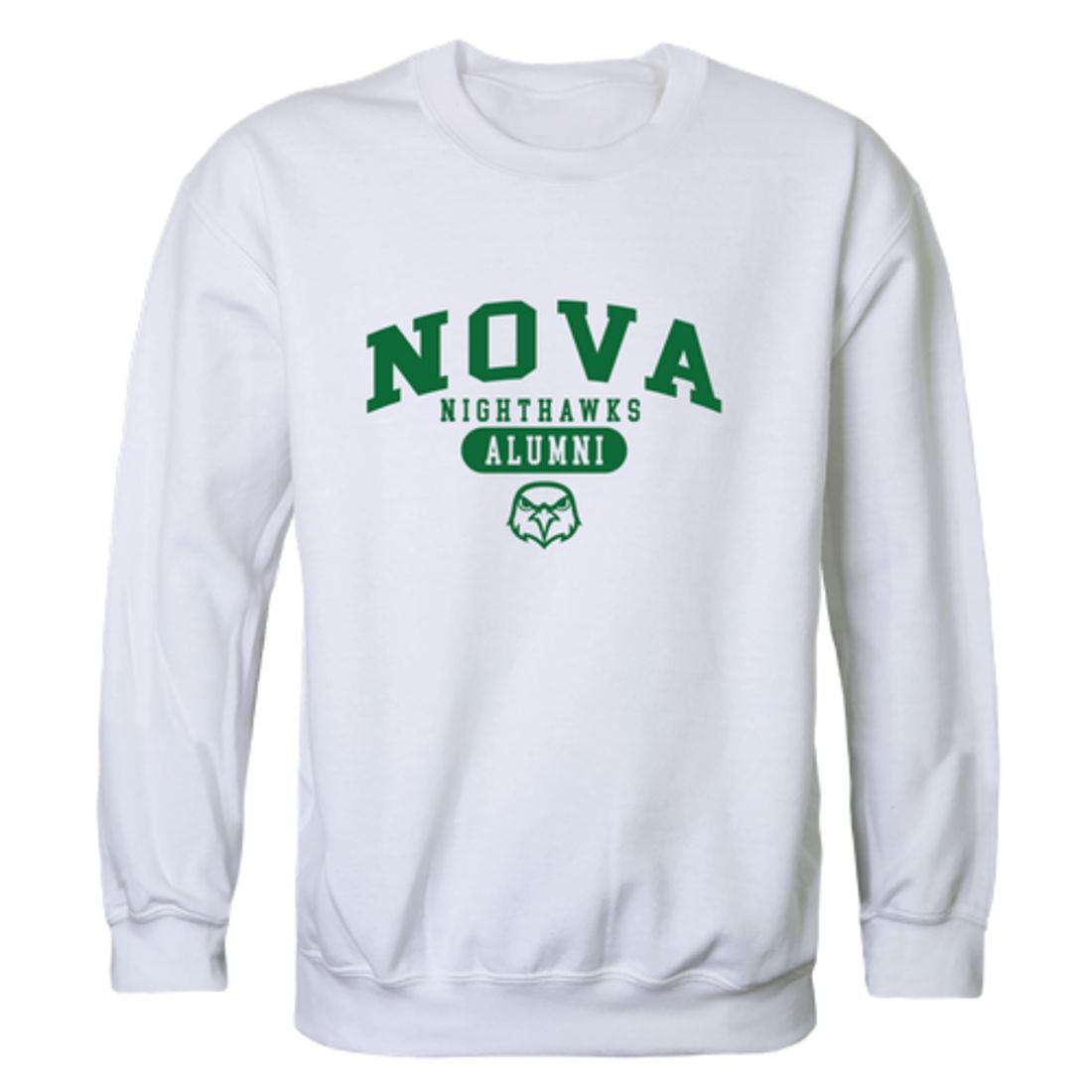 Northern Virginia Community College Nighthawks Alumni Fleece Crewneck Pullover Sweatshirt