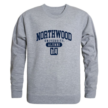 Northwood University Timberwolves Alumni Fleece Crewneck Pullover Sweatshirt