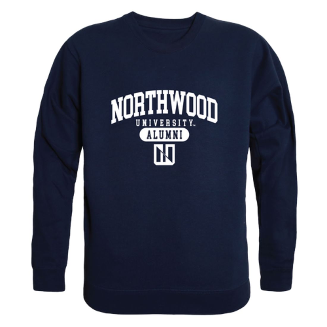 Northwood University Timberwolves Alumni Fleece Crewneck Pullover Sweatshirt