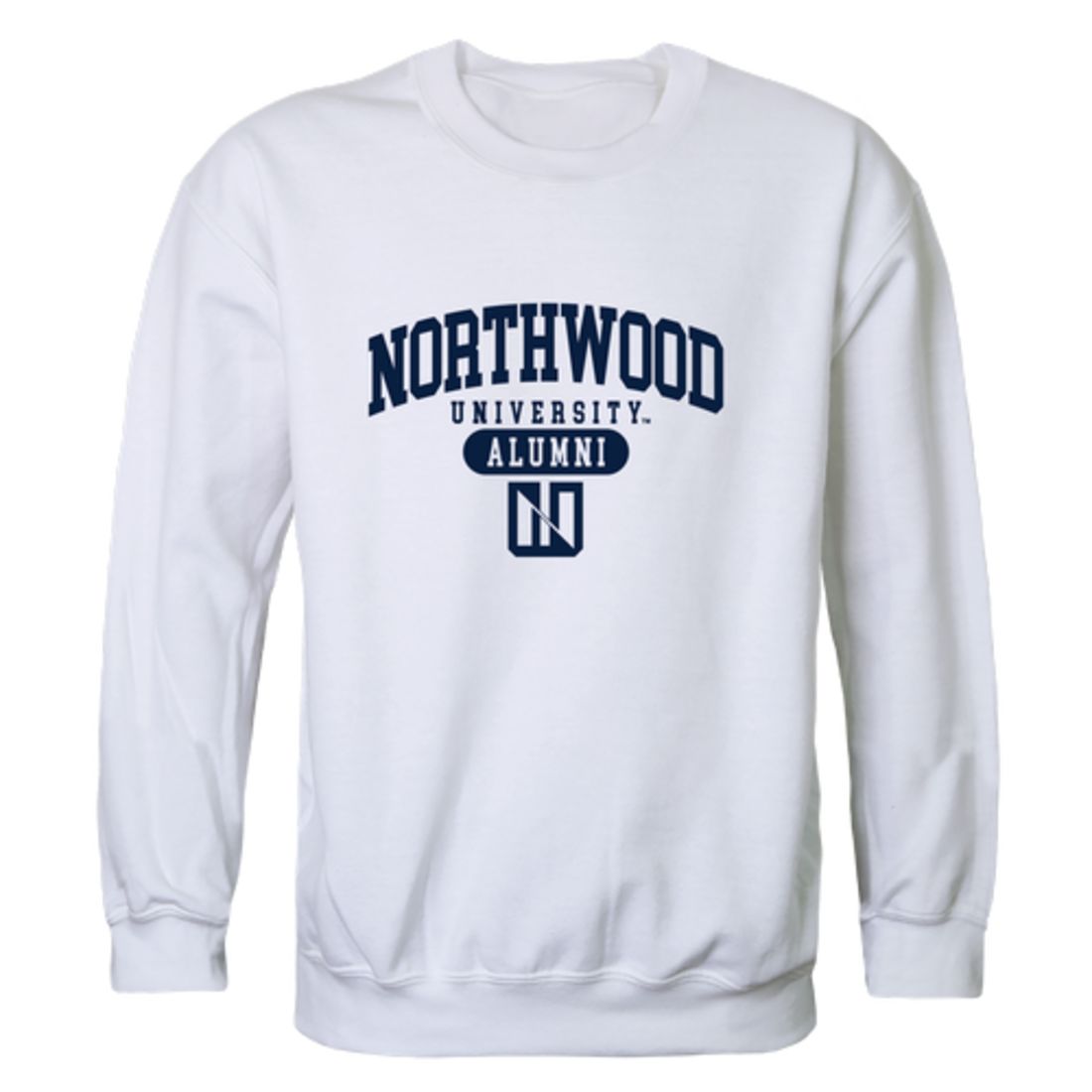 Northwood University Timberwolves Alumni Fleece Crewneck Pullover Sweatshirt