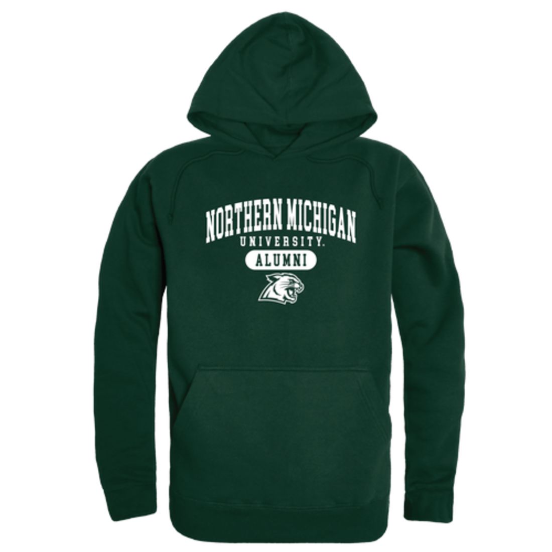 NMU Northern Michigan University Wildcats Alumni Fleece Hoodie Sweatshirts
