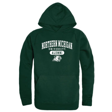 NMU Northern Michigan University Wildcats Alumni Fleece Hoodie Sweatshirts