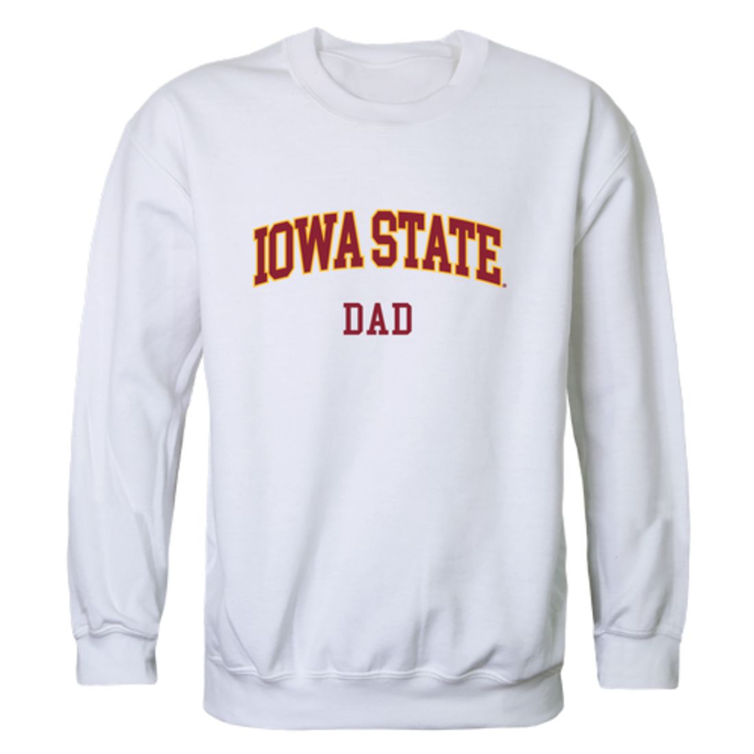 Iowa State University Cyclones Dad Fleece Crewneck Pullover Sweatshirt