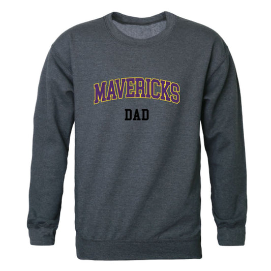 MNSU Minnesota State University Mankato Mavericks Dad Fleece Crewneck Pullover Sweatshirt Heather Charcoal