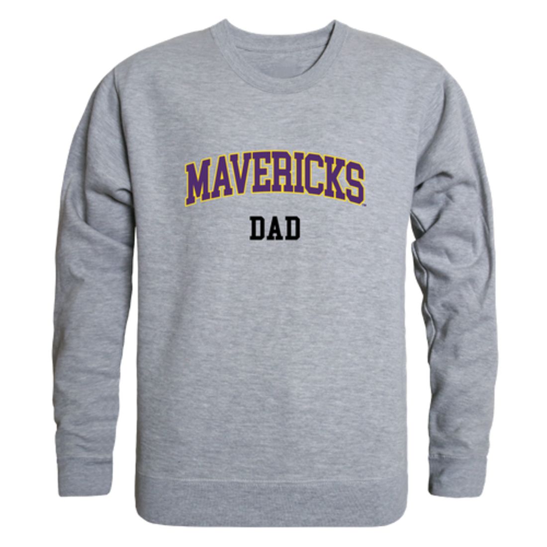MNSU Minnesota State University Mankato Mavericks Dad Fleece Crewneck Pullover Sweatshirt Heather Charcoal
