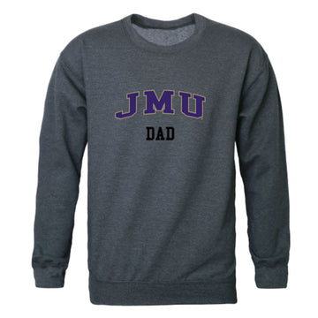 James Madison University Foundation Dukes Dad Fleece Crewneck Pullover Sweatshirt