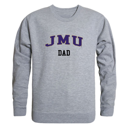 James Madison University Foundation Dukes Dad Fleece Crewneck Pullover Sweatshirt