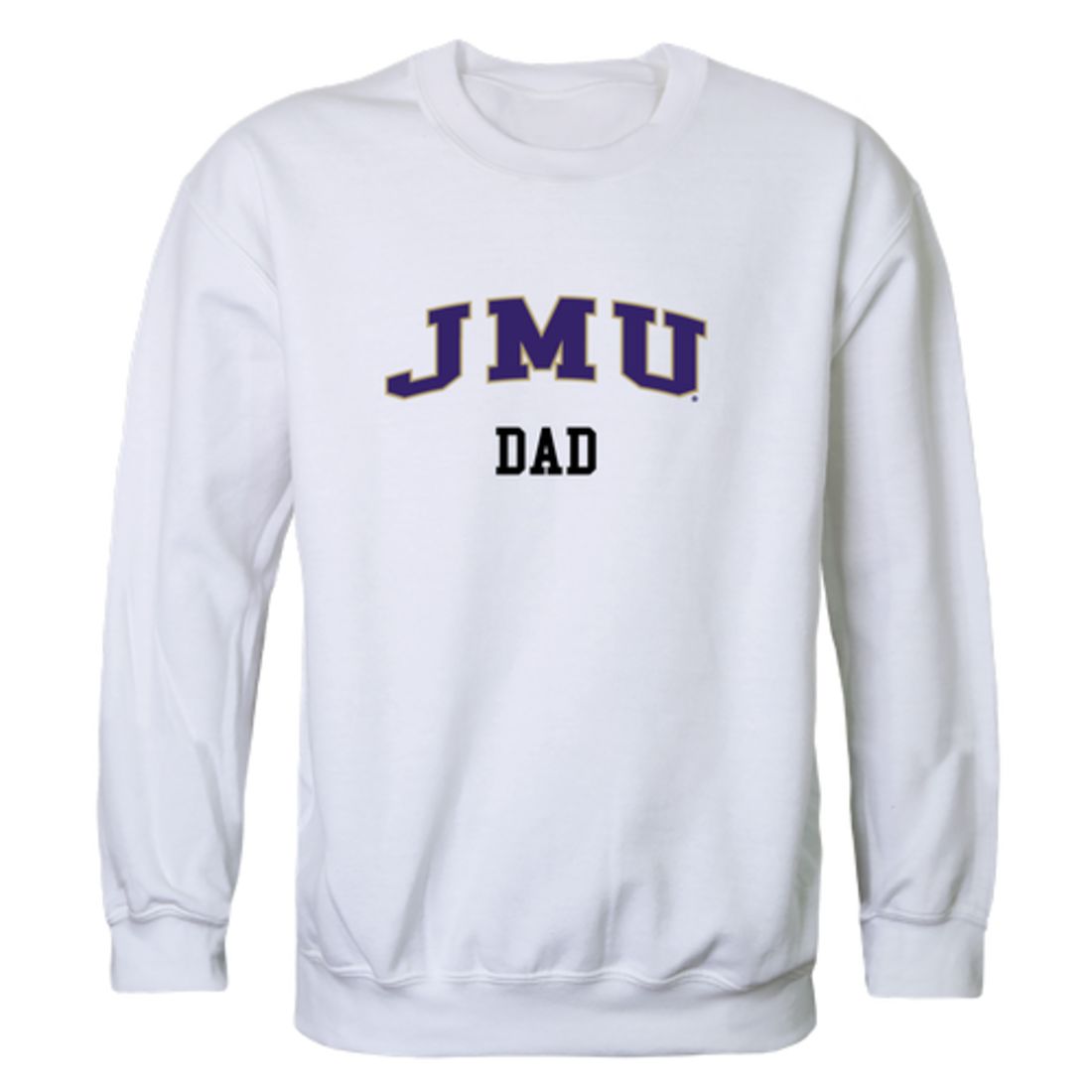 James Madison University Foundation Dukes Dad Fleece Crewneck Pullover Sweatshirt