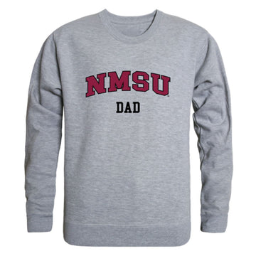 New Mexico State University Aggies Dad Fleece Crewneck Pullover Sweatshirt