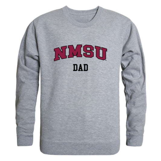 New Mexico State University Aggies Dad Fleece Crewneck Pullover Sweatshirt