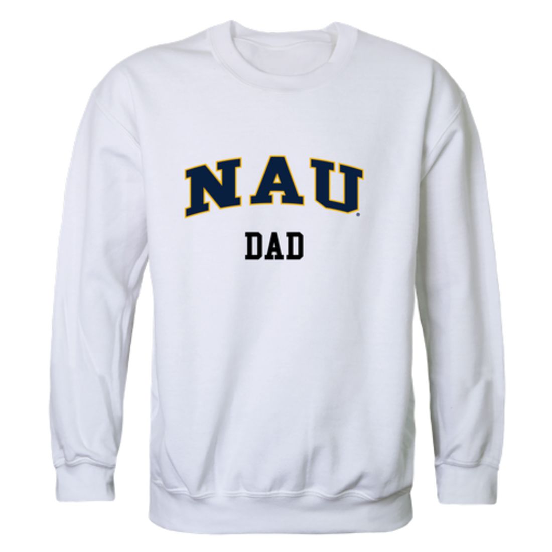 Northern Arizona University Lumberjacks Dad Fleece Crewneck Pullover Sweatshirt