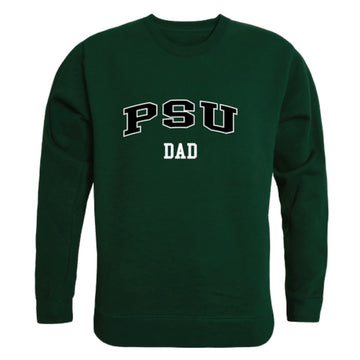 Portland State University Vikings Dad Fleece Crewneck Pullover Sweatshirt