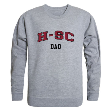 HSC Hampden-Sydney College Tigers Dad Fleece Crewneck Pullover Sweatshirt Heather Grey
