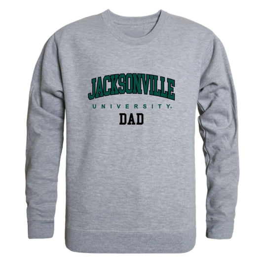 JU Jacksonville University Dolphin Dad Fleece Crewneck Pullover Sweatshirt Forest