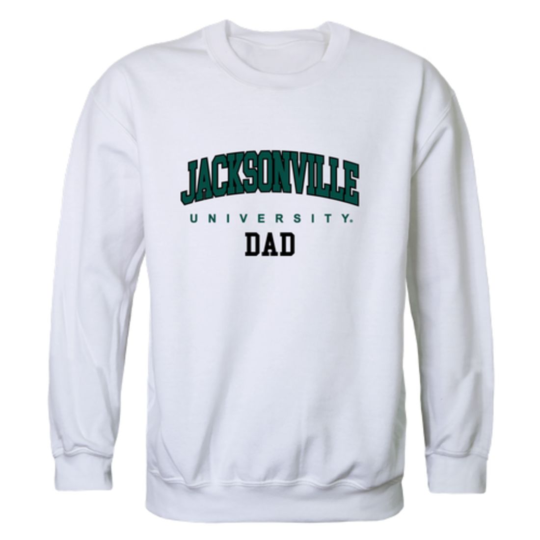 JU Jacksonville University Dolphin Dad Fleece Crewneck Pullover Sweatshirt Forest