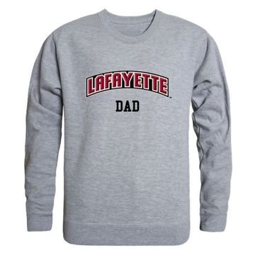 Lafayette College Leopards Dad Fleece Crewneck Pullover Sweatshirt Heather Grey