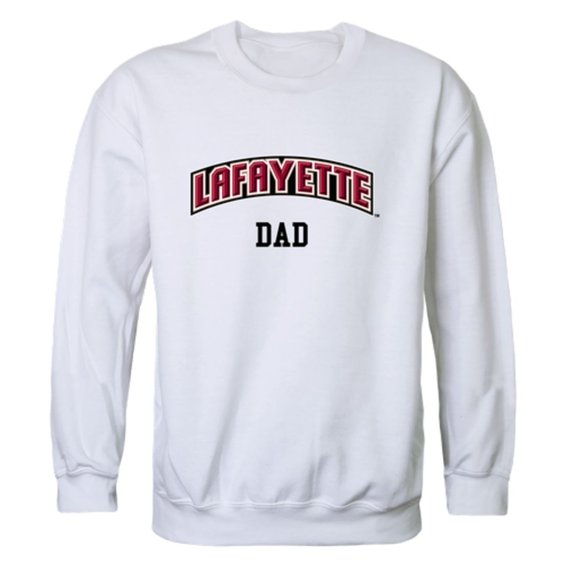 Lafayette College Leopards Dad Fleece Crewneck Pullover Sweatshirt Heather Grey