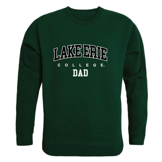 Lake Erie College Storm Dad Fleece Crewneck Pullover Sweatshirt Forest