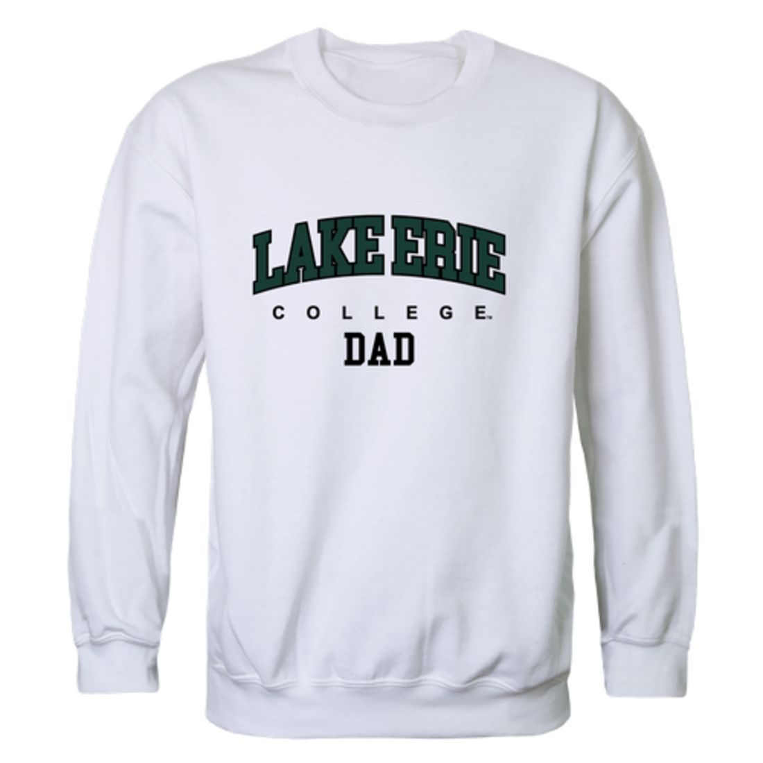 Lake Erie College Storm Dad Fleece Crewneck Pullover Sweatshirt Forest