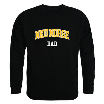 NKU Northern Kentucky University Norse Dad Fleece Crewneck Pullover Sweatshirt Black
