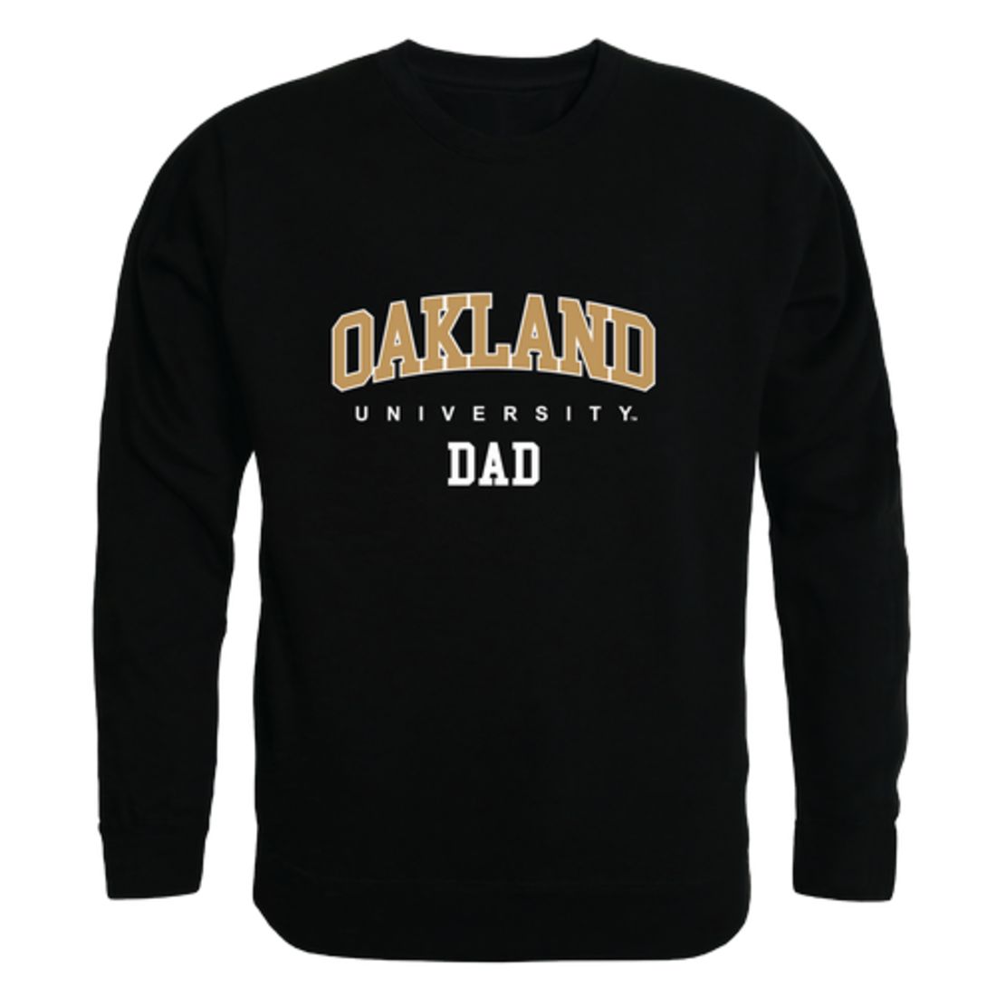 Oakland Golden Grizzlies Dad Fleece Crewneck Pullover Sweatshirt