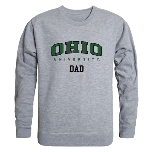 Ohio University Bobcats Dad Fleece Crewneck Pullover Sweatshirt Forest