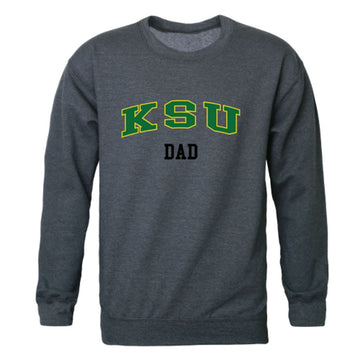 KYSU Kentucky State University Thorobreds Dad Fleece Crewneck Pullover Sweatshirt Heather Charcoal