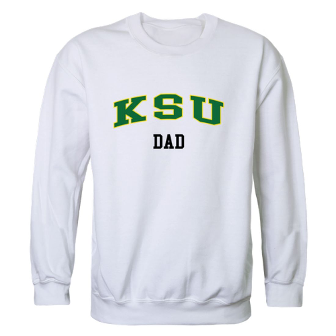 KYSU Kentucky State University Thorobreds Dad Fleece Crewneck Pullover Sweatshirt Heather Charcoal