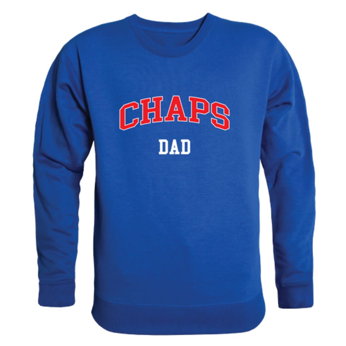 Lubbock Christian University Chaparral Dad Fleece Crewneck Pullover Sweatshirt