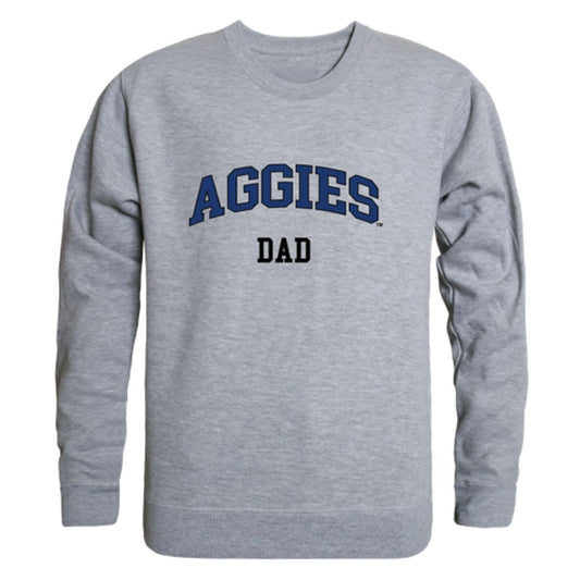 North Carolina A&T State University Aggies Dad Fleece Crewneck Pullover Sweatshirt