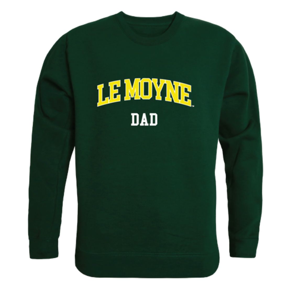 Le Moyne College Dolphins Dad Fleece Crewneck Pullover Sweatshirt