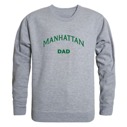 Manhattan College Jaspers Dad Fleece Crewneck Pullover Sweatshirt