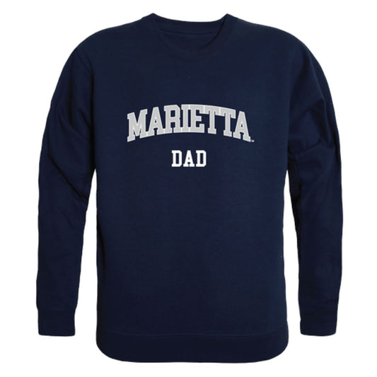 Marietta College Pioneers Dad Fleece Crewneck Pullover Sweatshirt