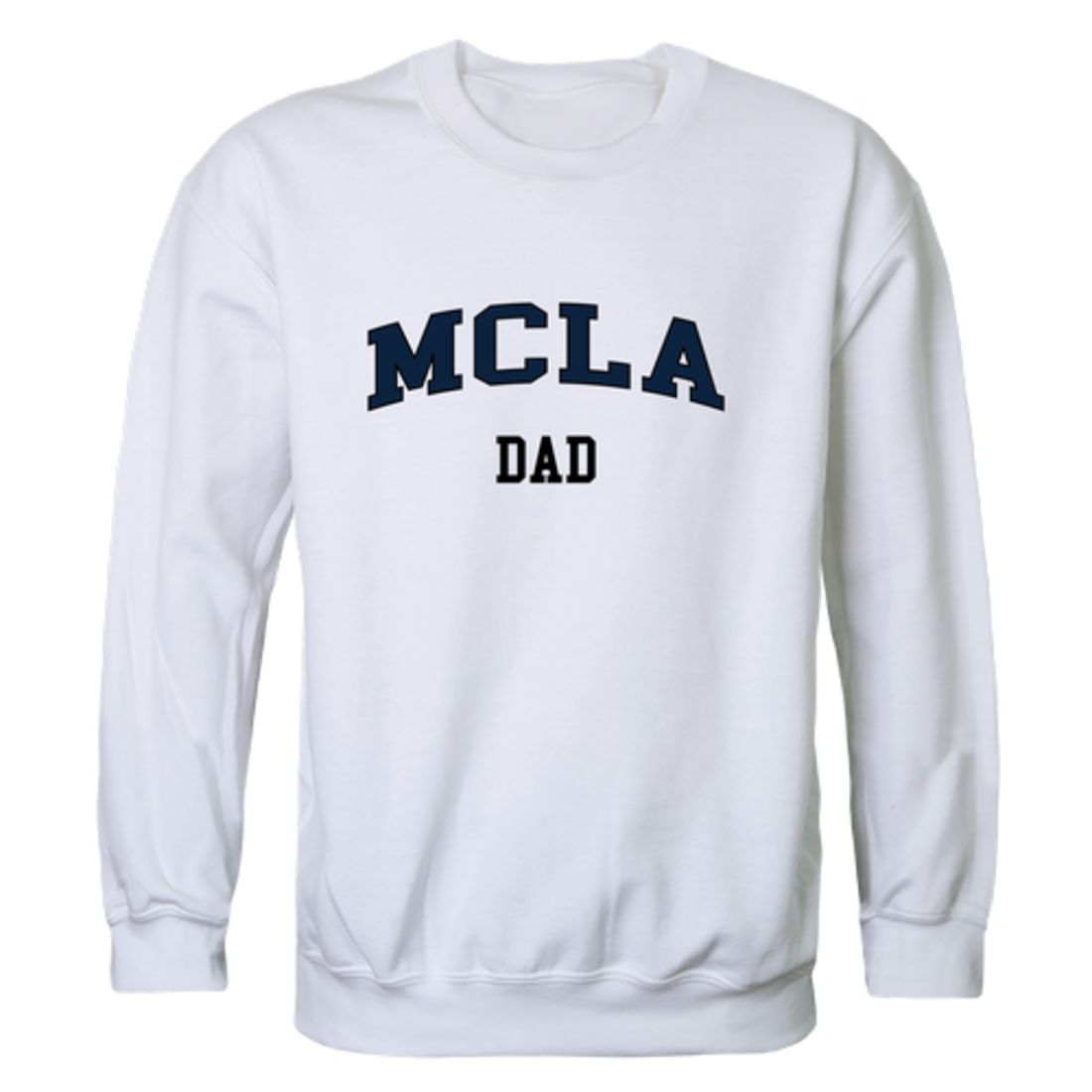 Massachusetts College of Liberal Arts Trailblazers Dad Fleece Crewneck Pullover Sweatshirt