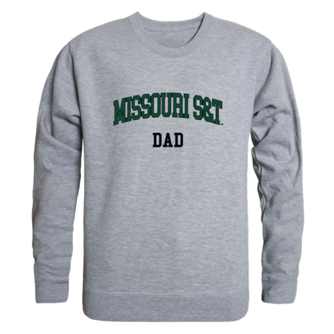 Missouri University of Science and Technology Miners Dad Fleece Crewneck Pullover Sweatshirt