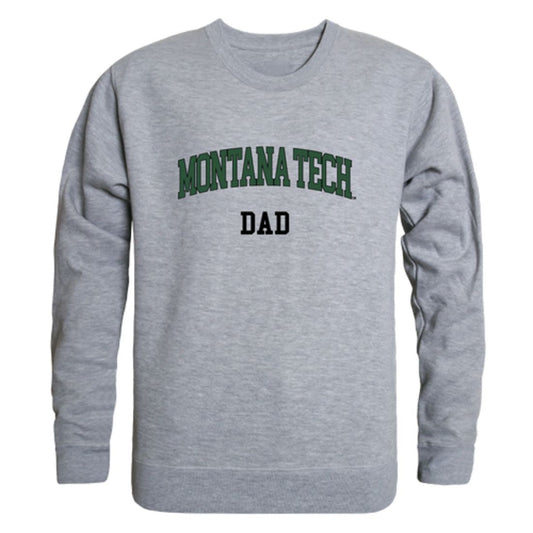 Montana Tech of the University of Montana Orediggers Dad Fleece Crewneck Pullover Sweatshirt