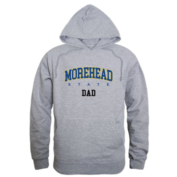 MSU Morehead State University Eagles Dad Fleece Hoodie Sweatshirts Heather Grey