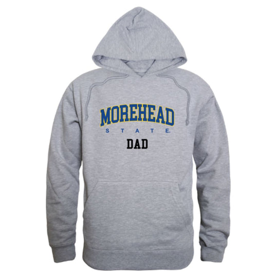MSU Morehead State University Eagles Dad Fleece Hoodie Sweatshirts Heather Grey